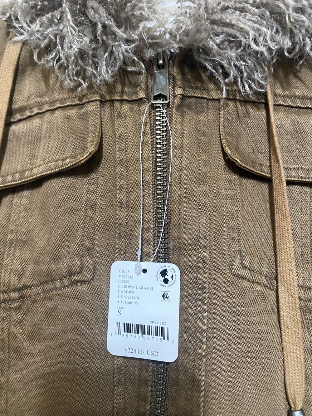 🔥NWT🔥 We the Free Club Classics Jacket, Size S (note care details) - Picture 12 of 13